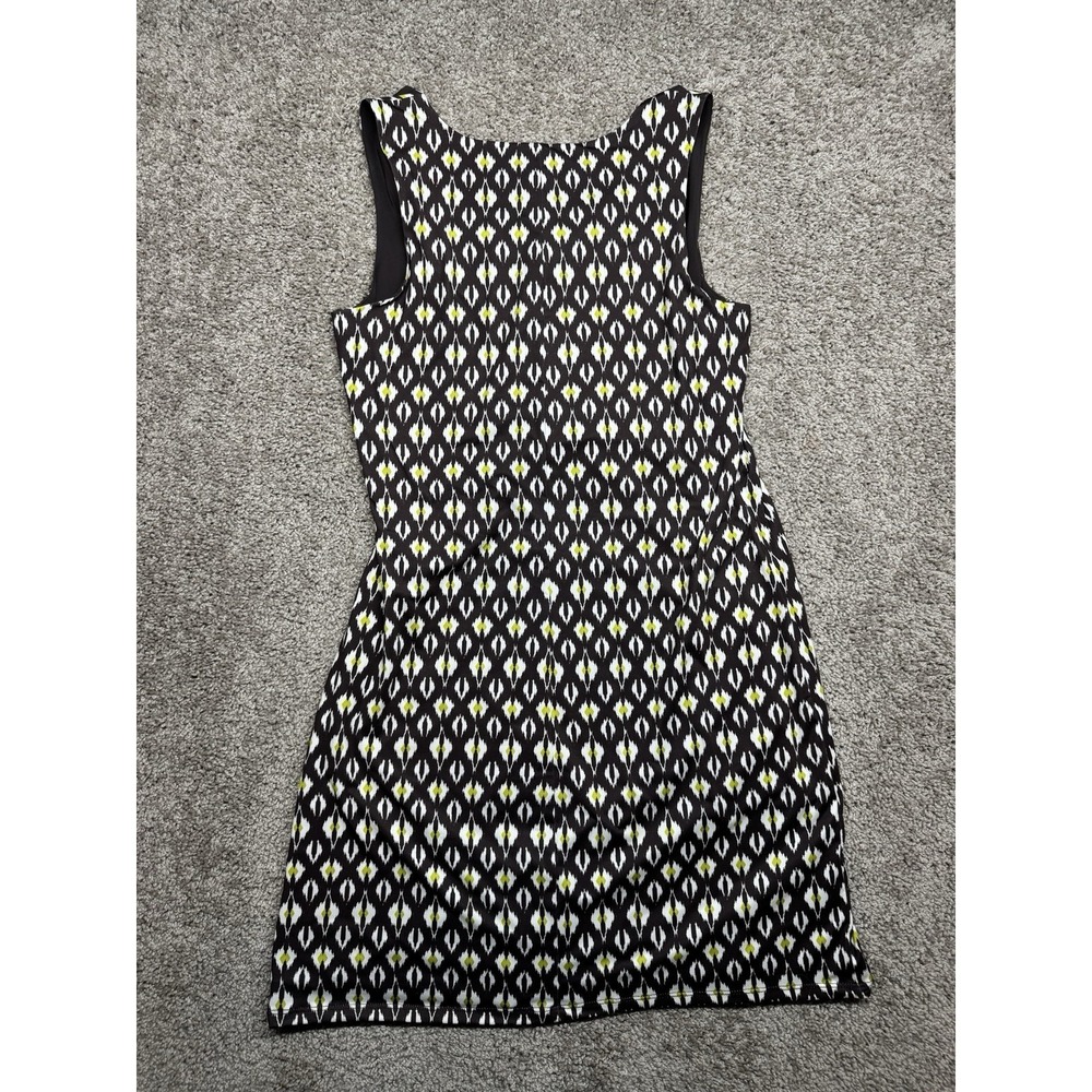Athleta Womens Sleeveless Medium Reversible Cowl Neck Dress Brown‎ Yellow - Picture 2 of 3